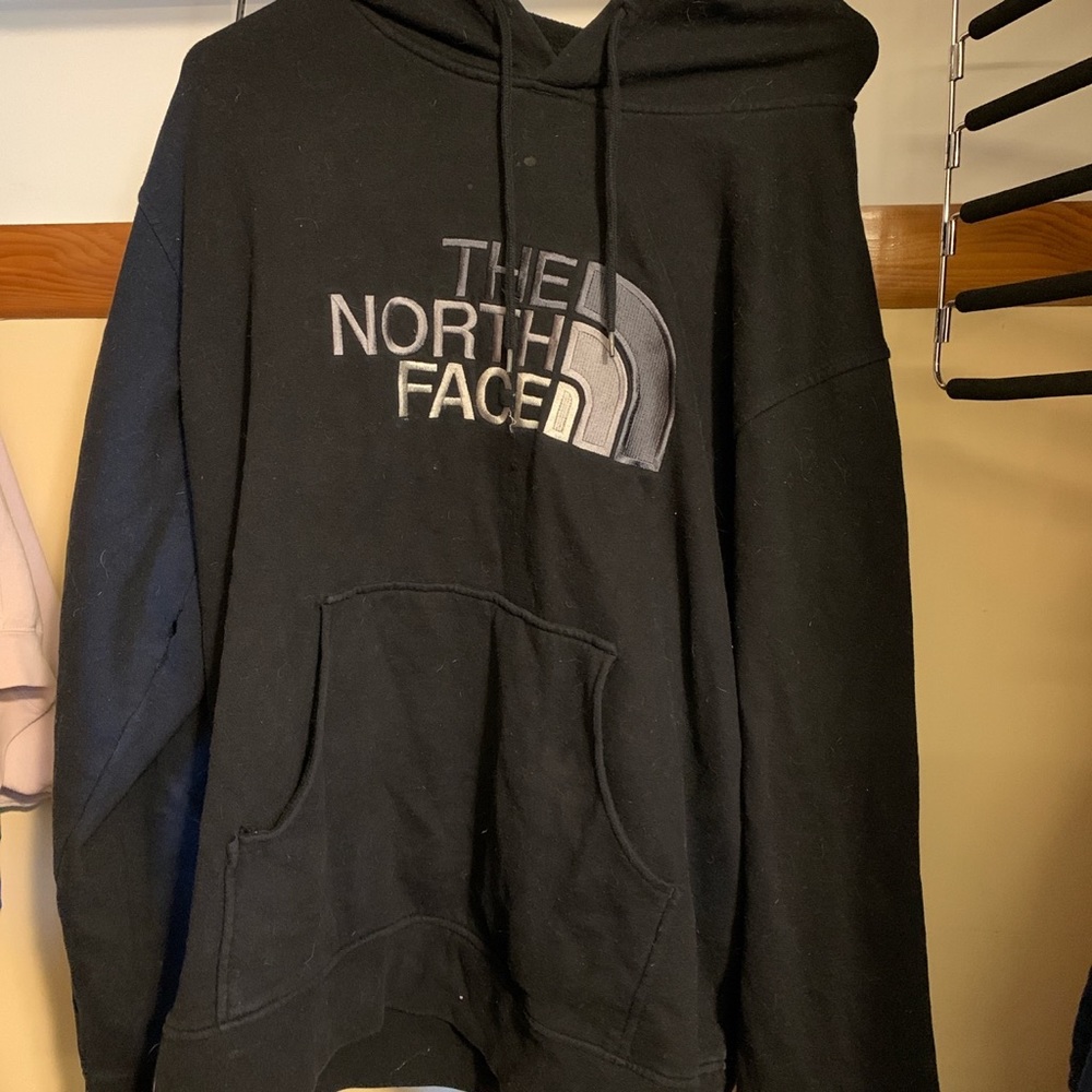 Mens North Face Black Hoodie XL